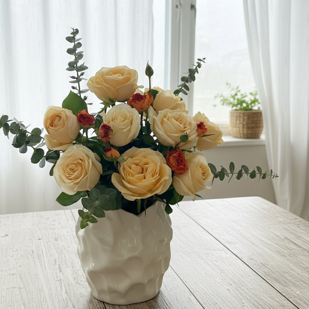 Wabi-Sabi Inspired Artisan Ceramic Vase